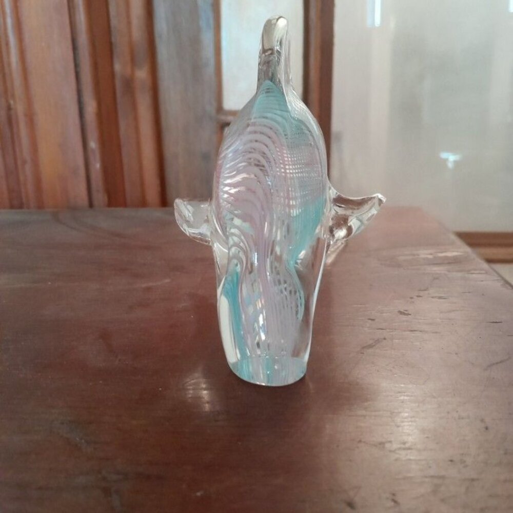 Glass Dolphin Figurine: Murano, Italy - Picture 3 of 5